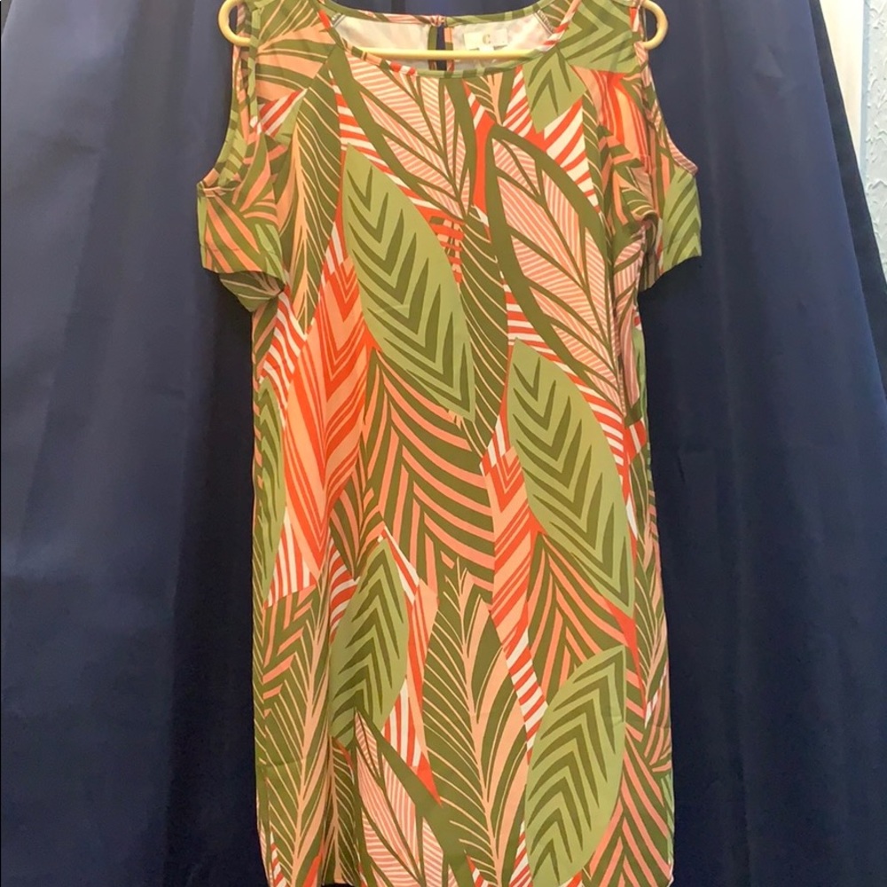 Knee length multi color dress